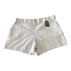 Lee Gray Cargo Shorts with Durable Fabric and Relaxed Fit